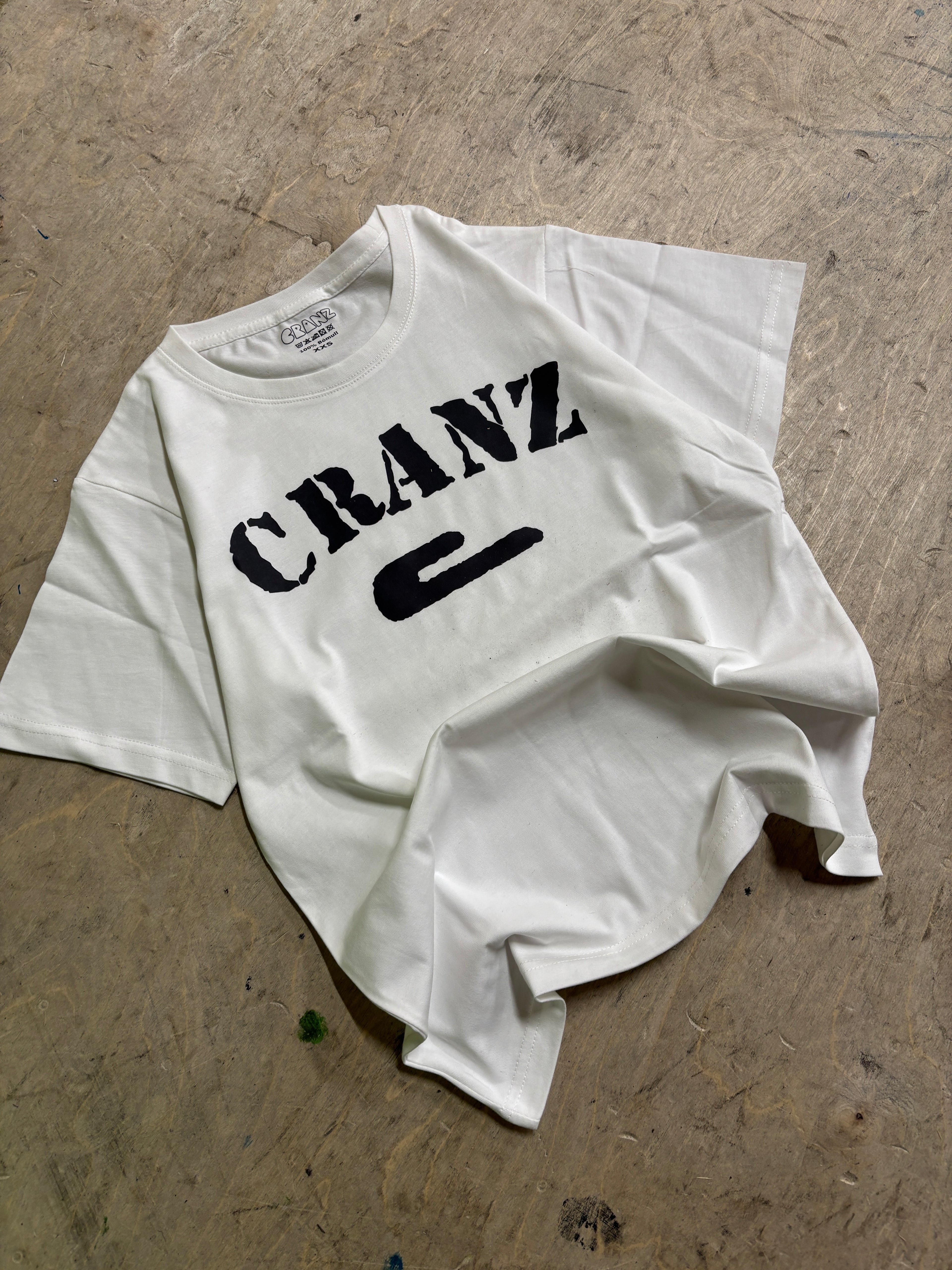 CRANZ white military t shirt