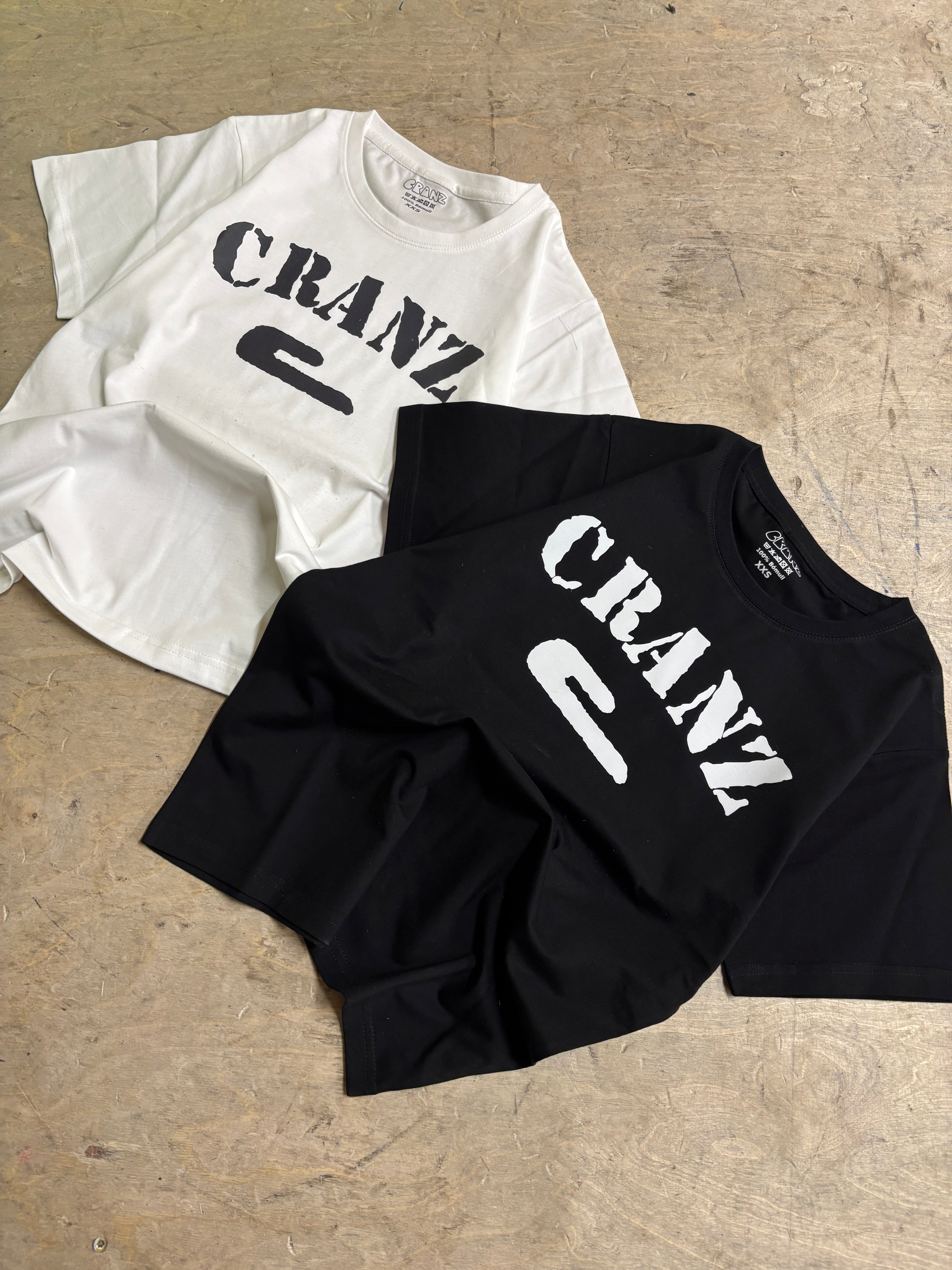 CRANZ white military t shirt
