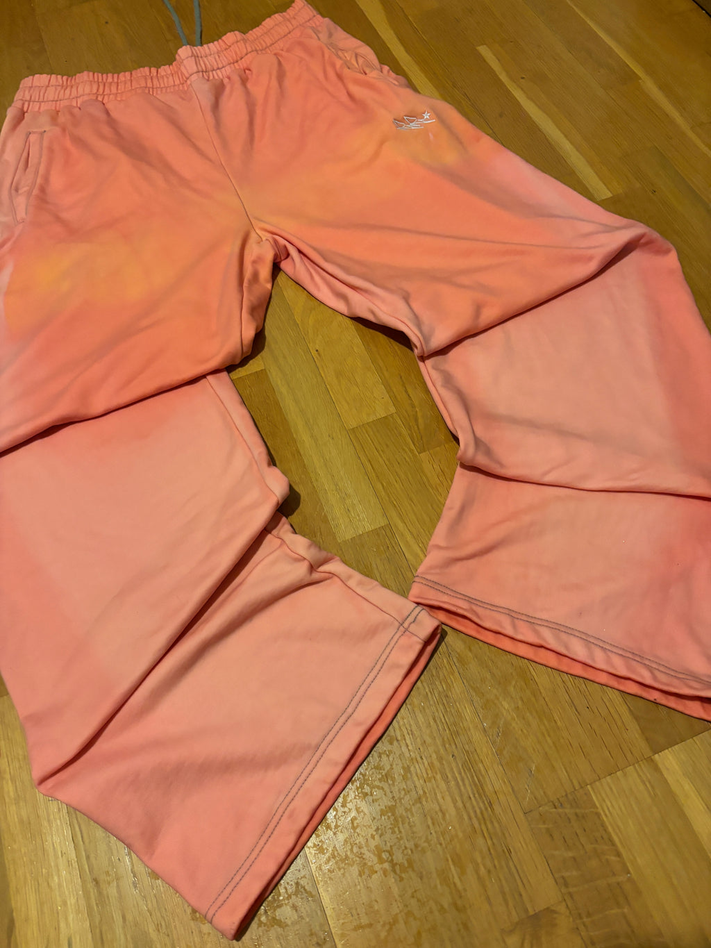 CRANZ X RVK ROSES bleikar buxur