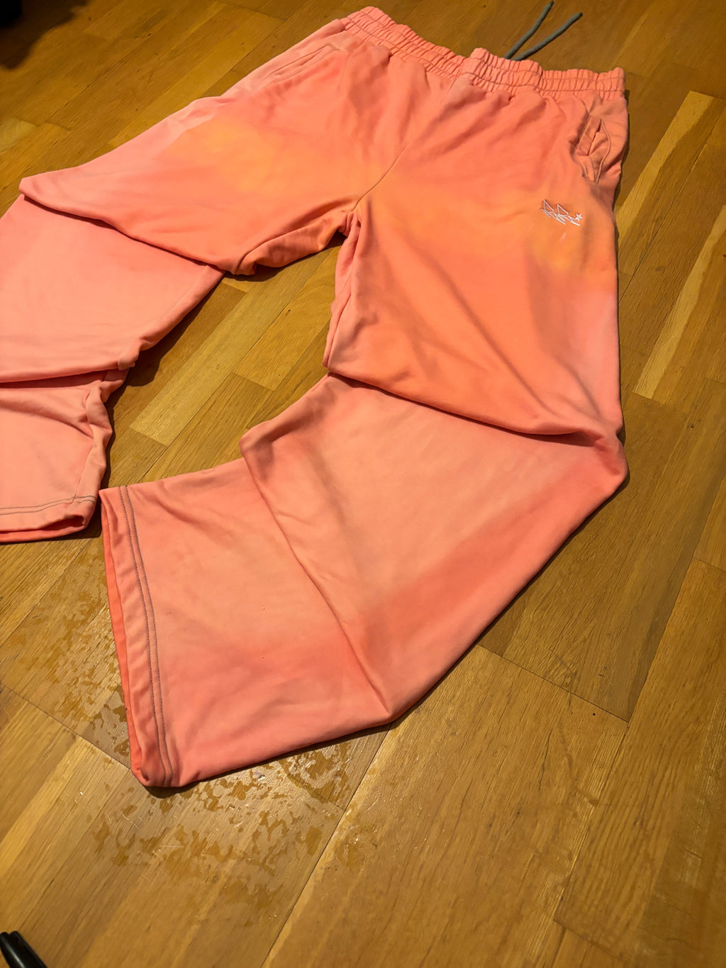 CRANZ X RVK ROSES bleikar buxur